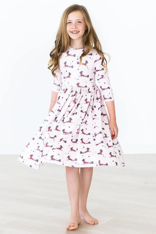 Happy Howl-Oween Pocket Twirl Dress