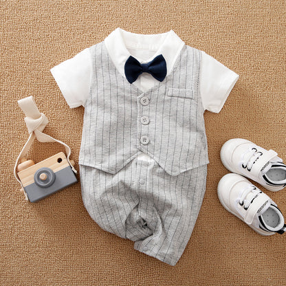 Baby Boy Autumn Romper