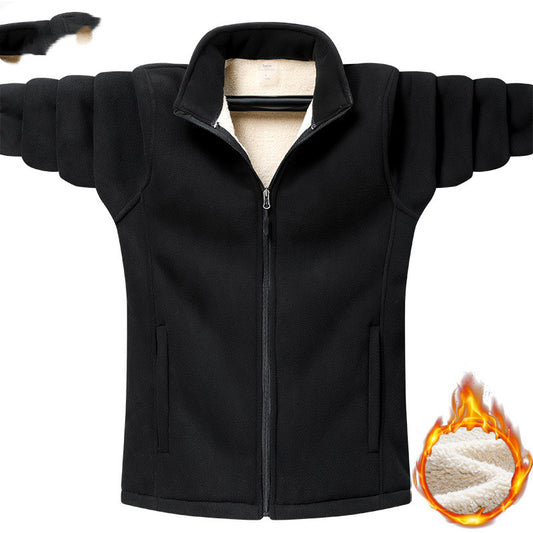 Thick Men's Shaker Lamb And Fleece Jacket