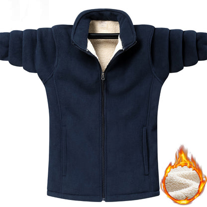 Thick Men's Shaker Lamb And Fleece Jacket