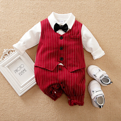 Baby Boy Autumn Romper