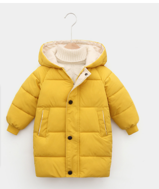 Zip and Button Children's Coat